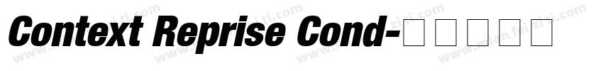 Context Reprise Cond字体转换